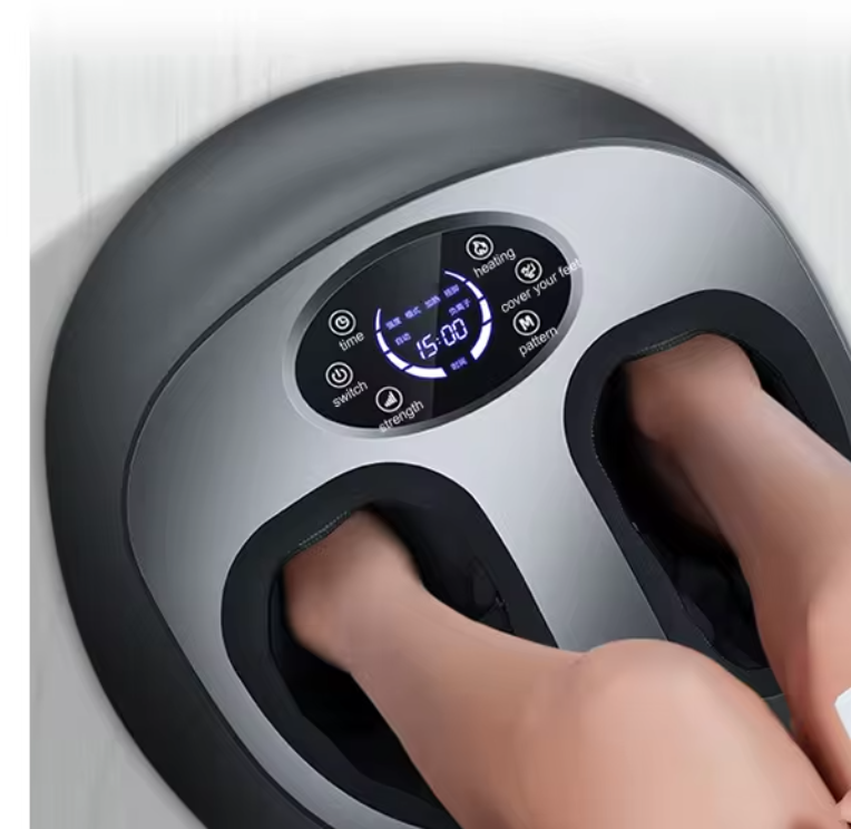 Shiatsu Foot SPA Heat Infrared Vibration Air Compression Heating Electric Roller