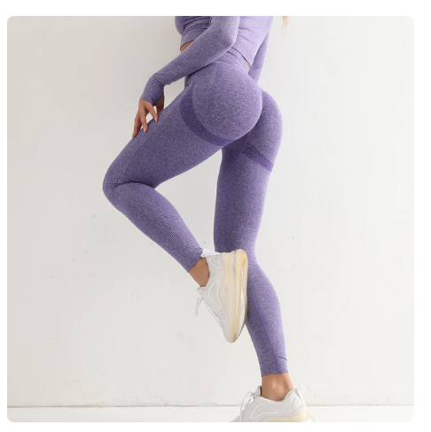 Basic Yoga Pants Purple